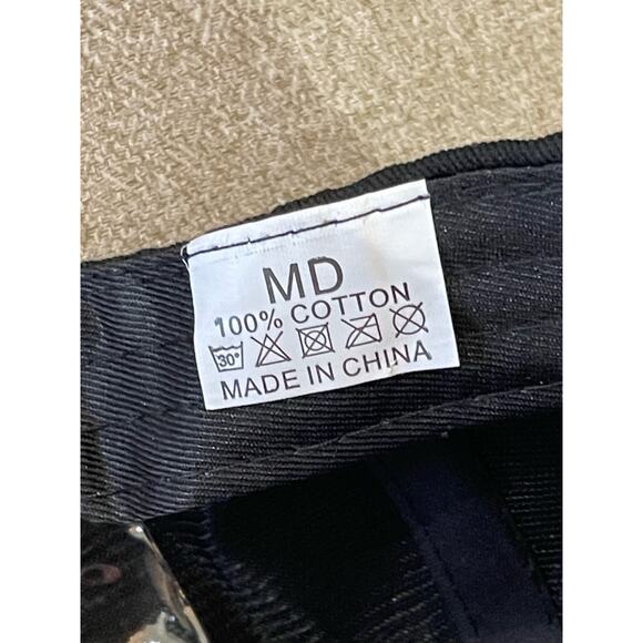 Womens Rhinestone Flower Pattern Baseball Cap Adjustable - Picture 8 of 8